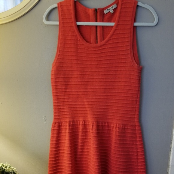 Madewell Dresses & Skirts - Madewell Sleeveless Orange Dress